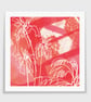 Garden Life 3 Square Art Print - Abstract Moments Collection - Image 2