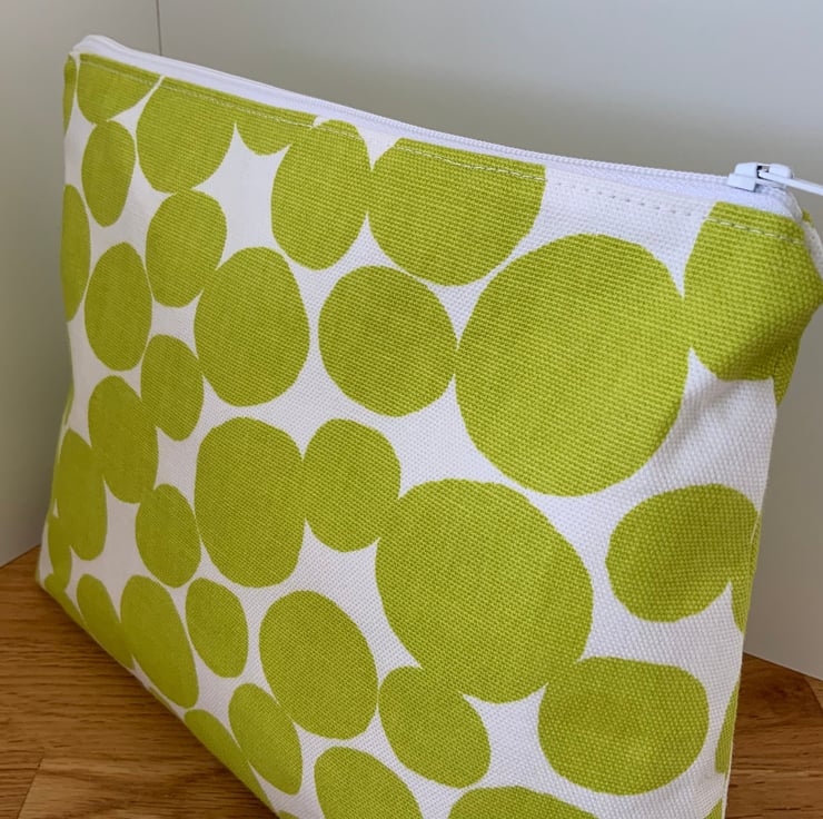 Toiletry Bag, Large Cosmetic Bag, Make Up Bag, Folksy