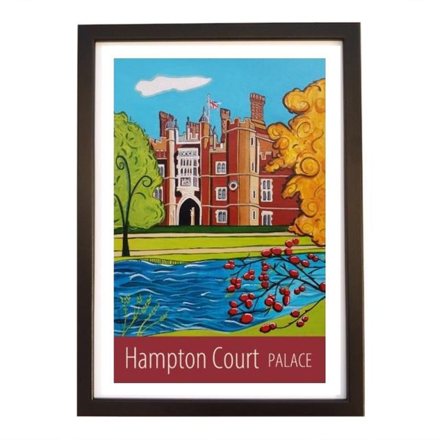 Hampton Court Palace - Black frame