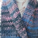 Variegated Crochet Scarf - Crochet Scarf - Suitable for All 