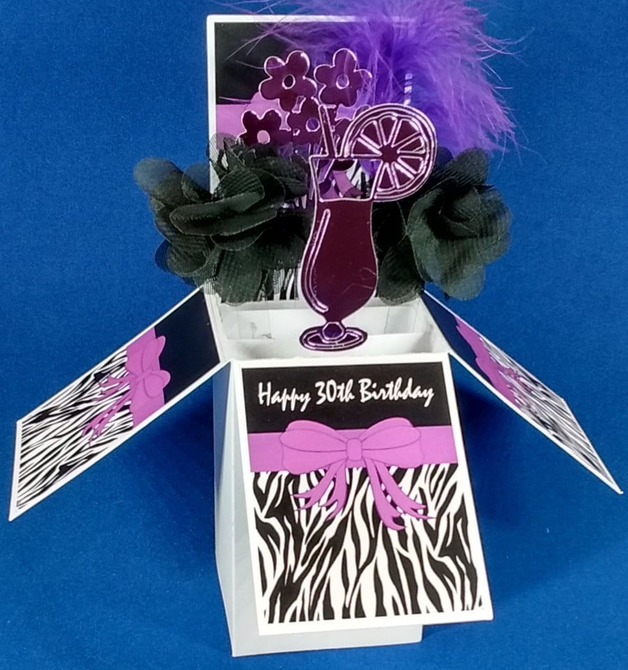 Ladies 30th Birthday Card