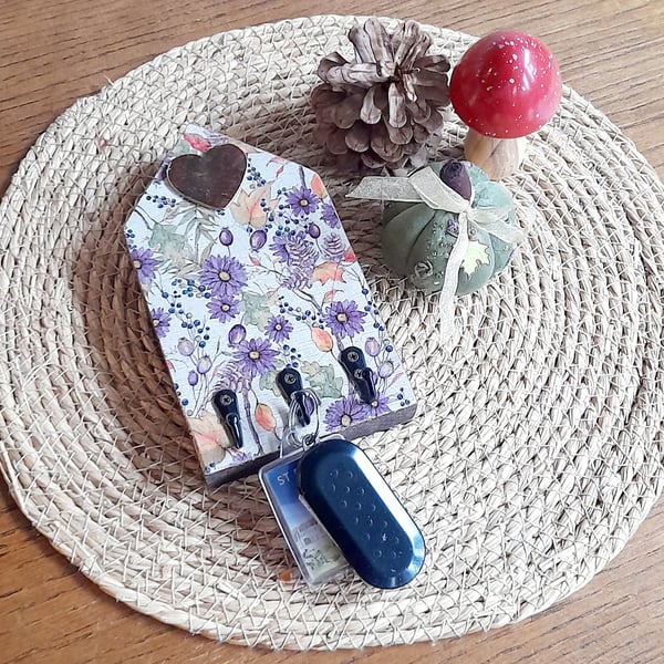 Wooden Keyhanger Autumn