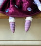 Witchy Moon Miniature Spun Cotton Art Doll - Image 4