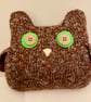  Summer Seconds Knitted  brown owls with  button eyes - Image 3