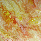 Sunshine Oasis Original Handmade Acrylic Canvas Painting Home Wall Art Gift Idea