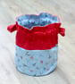 Small Drawstring Reversible Knitting or Crochet Project Bag - Image 5
