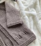 Hand knitted ‘Eva’ Baby Girl’s Cardigan (3-6 months) - Image 4