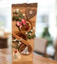 Handcrafted Welsh Red Oak Festive Wooden Plaque - Rustic Christmas ...