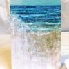Seaside splash - art greeting card