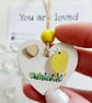 Sea Glass Easter Chick, Handmade Easter Hanging Decoration, Sweet Keepsake - Image 6