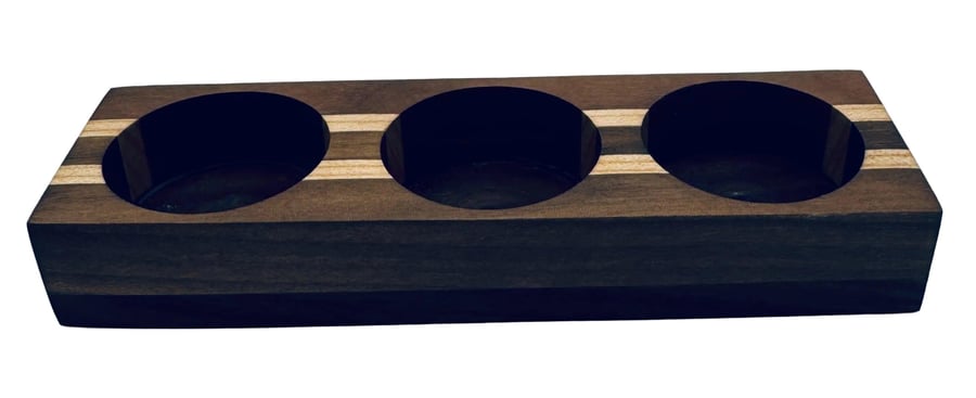 Candle Holders - Walnut and Maple