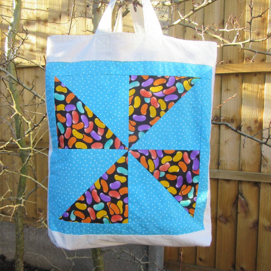Brightly Coloured Jelly Bean Tote