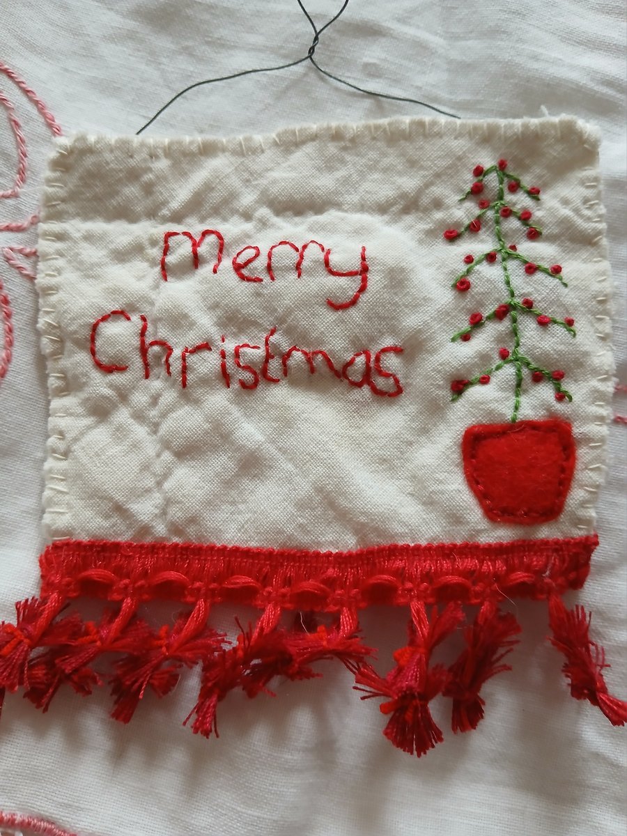 Merry Christmas tree decoration