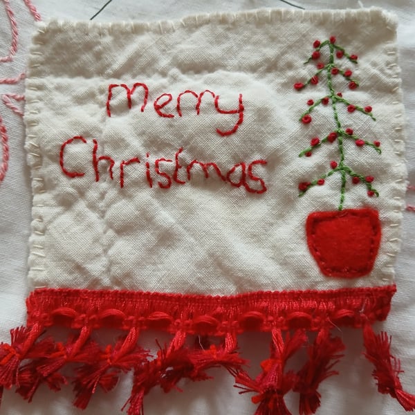 Merry Christmas tree decoration
