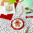 Felt Gingerbread Decorations Kit– Create Festive Keepsakes!