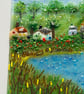 Slapton ley - fused glass landscape  - Image 4