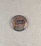 Book Addict - Book Lover Themed Badge - Large Resin Topped Pin Badge - Image 1