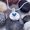 Mini Pebble Heart Pendant