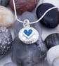 Mini Pebble Heart Pendant - Image 1