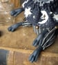 'Lumen', a black porcelain and textile mouse imp. - Image 8