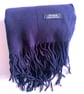 Luxury Cashmere Navy Blue Scarf