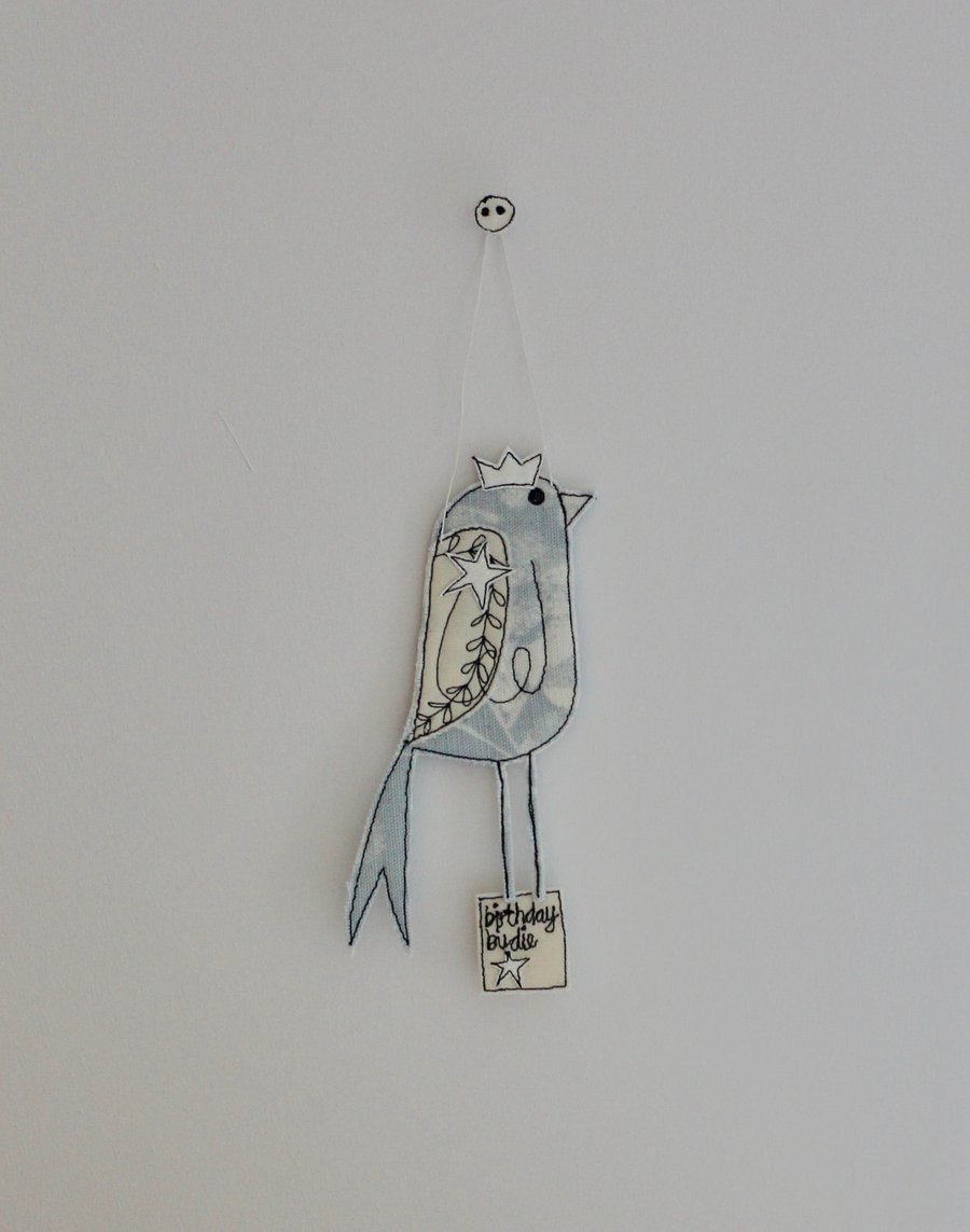 'Birthday Birdie' - Hanging Decoration