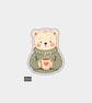 Funny Vinyl Sticker For Adults - Cute Teddy Bear - Folksy