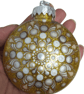 Hand painted dot mandala Christmas ornament - Image 1
