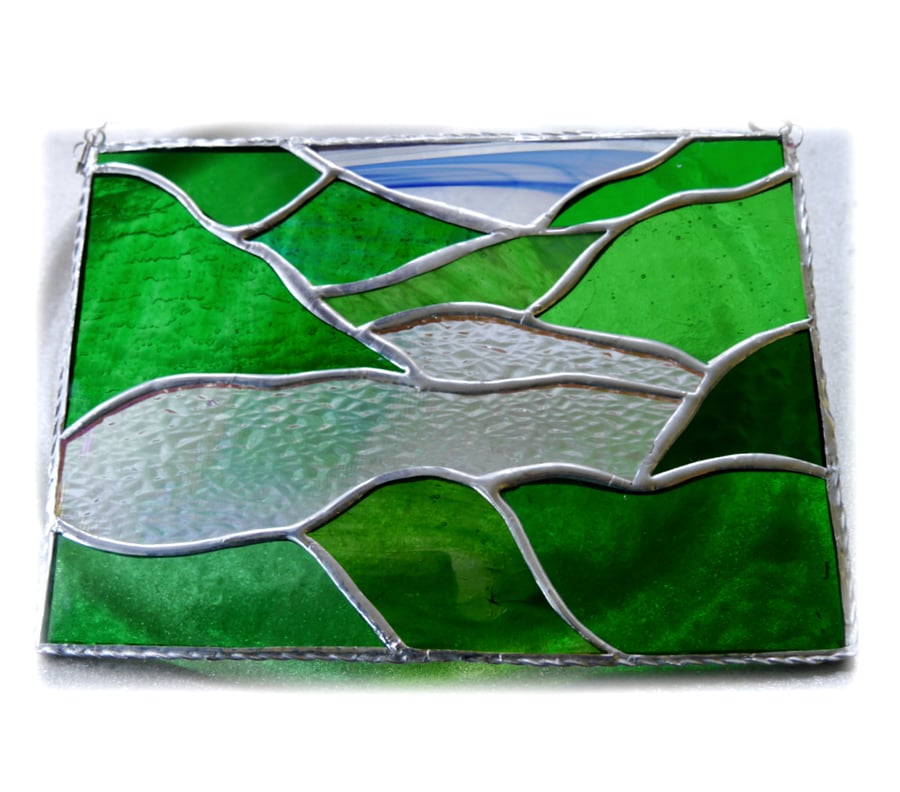 Lake District Panel Stained Glass Picture Landscape 007