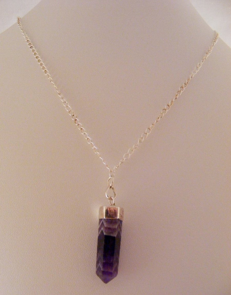 Amethyst Pendant Necklace
