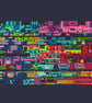 180 - Cross stitch pattern, a truly modern piece computer pixels error screen - Image 2