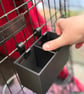 Clip on Mini Storage Tub for Dog Crates - Poo bag, Treat holder for Dog Walkers 