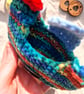 Rainbow chicken pouch cotton coin purse, Birthday gift, Christmas gift - Image 5