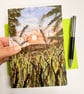 Sunset printed card. - Image 3