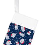 Handmade Christmas Stocking Polar Bear Design, Eco-Friendly-CST002 - Image 2