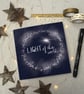 Christmas cards - pack of four square cards