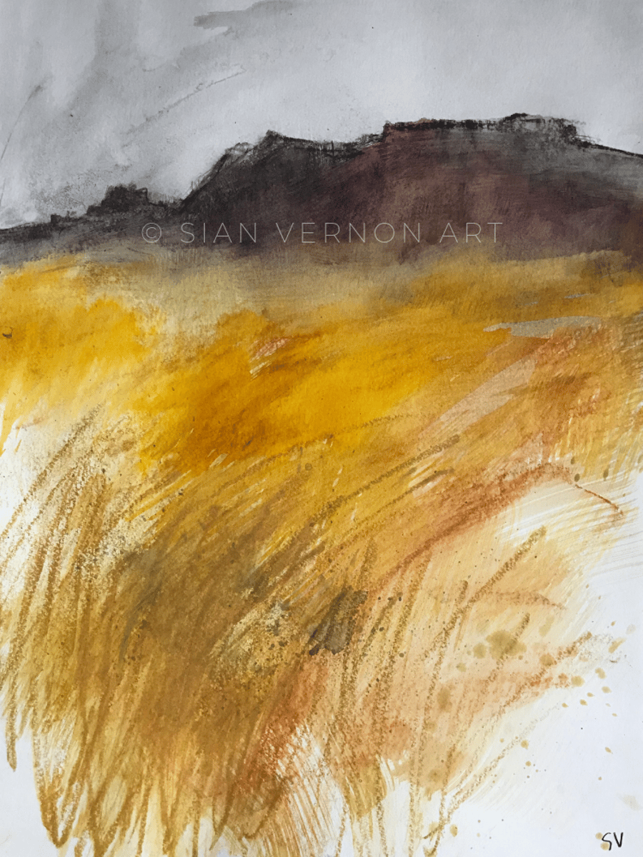 Millstone Edge - ORIGINAL Peak District Landscape painting