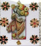 Fairy - Hand Crafted 3D Decoupage Greeting Card - Blank - 3114 - Image 2