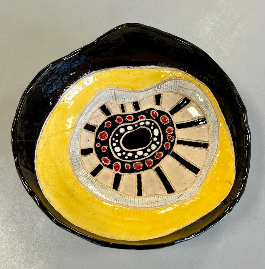 Handmade Colourful and Bright Ceramic Bowl