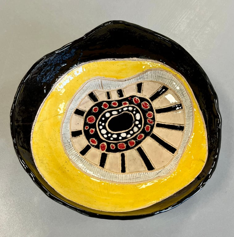 Handmade Colourful and Bright Ceramic Bowl