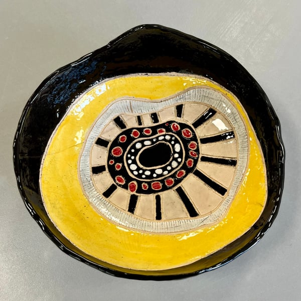 Handmade Colourful and Bright Ceramic Bowl