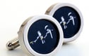 Cycling and hobbies cufflinks