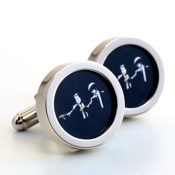 Banksy Cufflinks - Pulp Fiction PC200