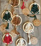 Macrame Mini Tree Xmas Decorations  - Image 1