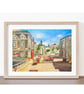 Royal William Yard  Plymouth Original Ink and Watercolour Painting Mounted - Image 2