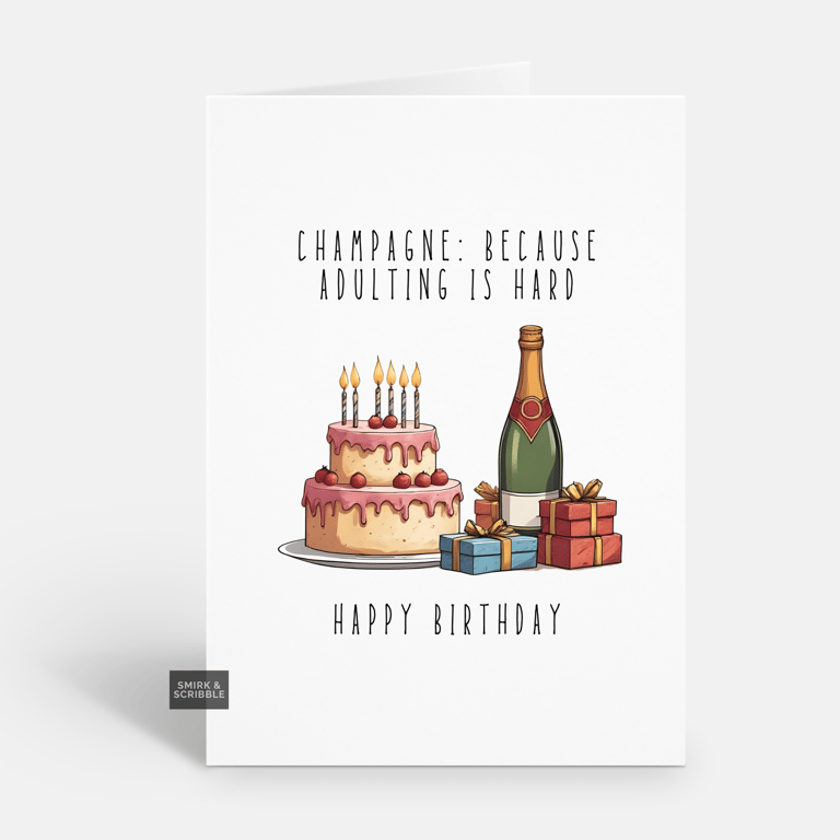 Unique Funny Birthday Card For Him Or Her 
