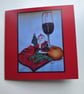 Christmas Cheer-An Original Christmas Card from my own Handpainted Design