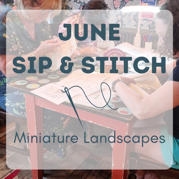 Sip & Stitch JUNE – Creative Workshop at Granello Lounge