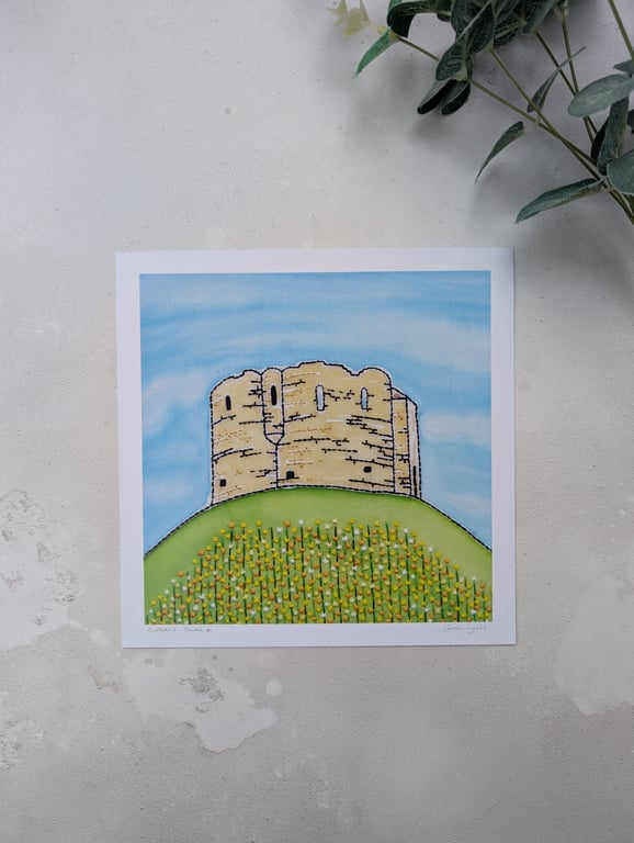 Clifford’s Tower Print, York Art - End of Line Print