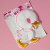 Vintage Pink Duck Motif